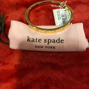 Kate Spade Bangle bracelet snap closure NWT